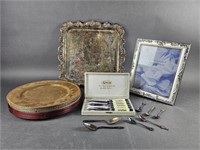 Antique Poole Silver Co. Silver Plate Tray & More!