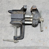 Clamp on bench vice