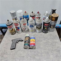 Spray paint lot