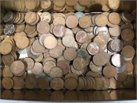 Unsorted Wheat Back Pennies