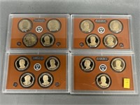 (15) Gold Plated Presidential Coins