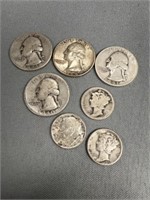 (7) U.S. Silver Coins