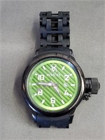 Invicta RS8 Russian 959 Diver Green Face Watch