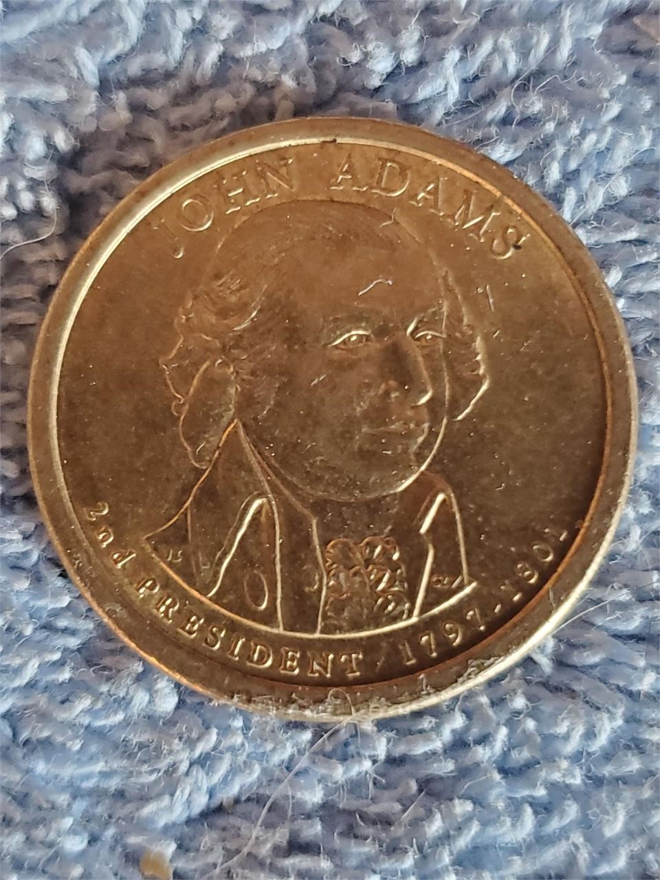 1 Dollar John Adams Coin