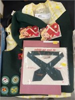 Girl Scout Shirt, Accessories and Cadette Handbook
