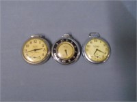 Lot of 3 Vintage Pocket Watches