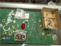 Earrings, Pins, Bracelet, Necklace