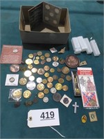Tokens, Foreign Coins, Coin Holders, Etc.