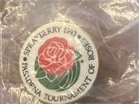 VTG PATCHES AND ROSE BOWL PIN