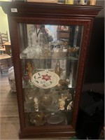 GORGEOUS GLASS CURIO CABINETS NO CONTENTS