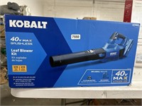 Kobalt 40v max brushless leaf blower kit no
