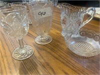 COLLECTION OF ANTIQUE PATTERN GLASS