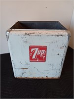 Antique 7up Cooler