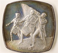 Spirit of 76  .925 Sterling Silver Medallion;