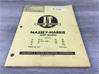 I & T Massey Harris Shop Manual, No. MH-2, 1953