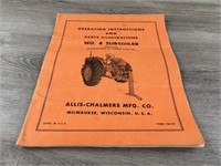 Allis Chalmers No. 4 Subsoiler Instructions