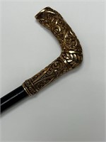Gold Plated Walking Stick