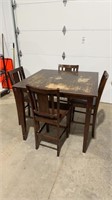 Bar Top Table and Chairs
