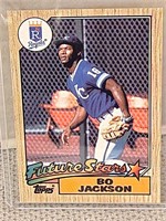 Bo Jackson 1987 Topps Rookie baseball card