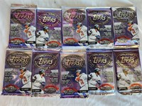 1996 TOPPS Baseball sealed packs lot of 10