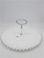 SILVER CREST FENTON SERVING TRAY WITH HANDLE 13IN