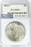 1923-D Peace Silver Dollar MS-65 +