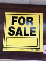 Yellow For Sale Sign