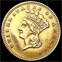 1887 Rare Gold Dollar UNCIRCULATED