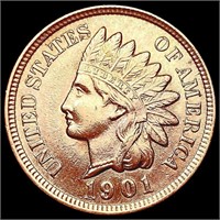 1901 RED Indian Head Cent UNCIRCULATED