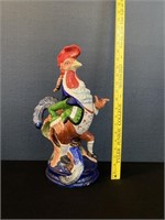 Tall Coloniel Rooster Figure