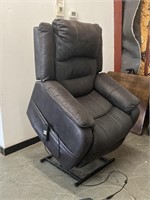 Suede Leather Automatic Lift Chair Works Well
