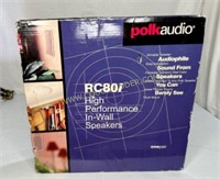 Polkaudio RC 801 High Performance in-Wall Speaker