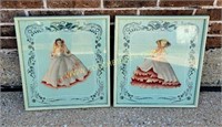 Two Vintage Decorative  pictures