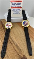 Set of two Novelty Clinton watches-never worn
