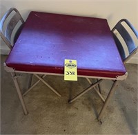 Child's Fold-up Table And 2 Chairs
