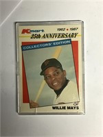 WADE BOGGS / WILLIE MAYS 25th ANNIVERSARY CARDS