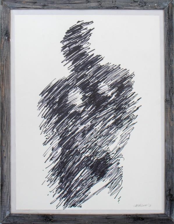 Domenick Capobianco Abstract Ink on Paper, 2013