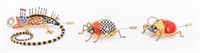 Cynthia Chuang Ladybug & Iguana Pins, 3