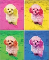 Warhol Style Portrait of a Dog Giclee