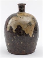 Japanese Seto Pottery Ware Bottle