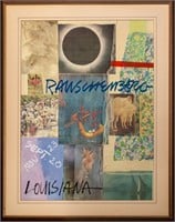 Robert Rauschenberg Louisiana Poster, 1971