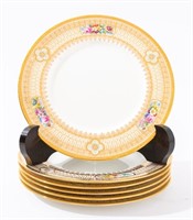 Royal Cauldon for Tiffany & Co Dessert Plates, 6