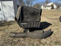 Cub cadet mower attachment- lawn vacuum