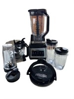 Ninja blender with multiple attachments