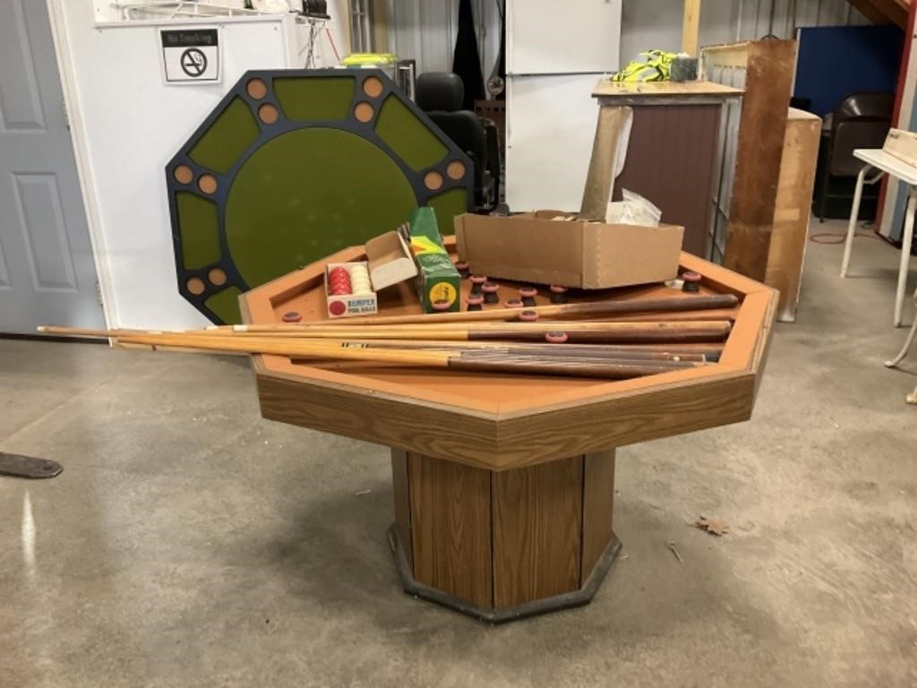 48" Octagon Game Table