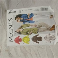 McCall's Jacket M6531 Top Skirt Flower Sewing