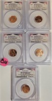 S - LOT OF 5 COLLECTIBLE COINS (B18)