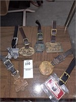 Lot of vintage watch fobs