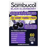 Sambucol - Black Elderberry Cold & Flu Relief Fami