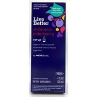 Live Better Children's Elderberry Syrup, 4 Oz | CV